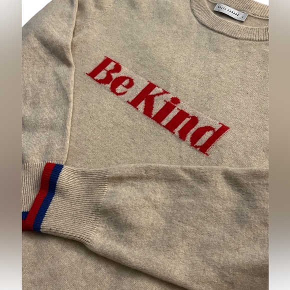 Cashmere South Parade Be Kind Sweater Beige- Large - Picture 1 of 5